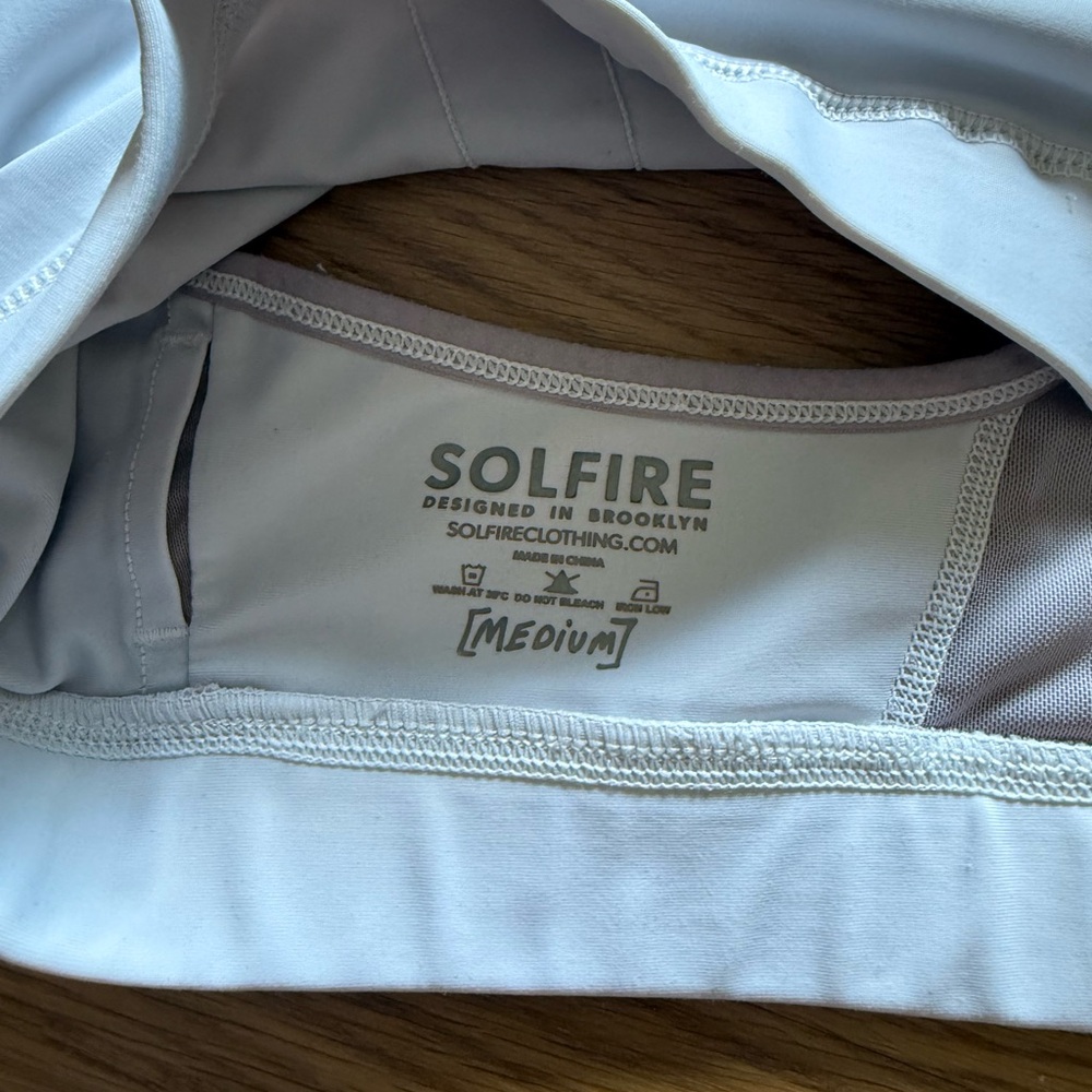 Solfire Light Blue Athletic Top